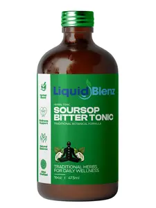 Liquid Blenz Pure Soursop Bitters Healthcare with Natural Moringa & Turmeric