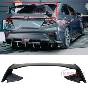 FOR 2022+ SUBARU WRX VB JDM STI STYLE PRIMER MATTE BLACK REAR TRUNK SPOILER WING