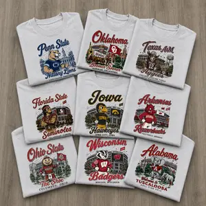 Vintage College Mascot T-Shirt, Retro University Campus Graphic Tee, Classic Football Fan Shirt, Alumni Gameday Apparel, Distressed College Sports Tee, Vintage School Mascot Shirt, Campus Heritage Gift for Fans