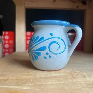 Mexican Clay Mugs - Handmade Tazas Artesanales - Traditional Coffee Mugs - Jarrito Mexicano - Clay Cups - Artisanal Design Drinkware Classic