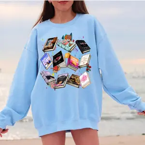 Book Lover Custom Shirt - 11 Books Collection, I Love You BookTok Sweater & Dark Academia Shirt for Book Lovers and Book Lover Gifts