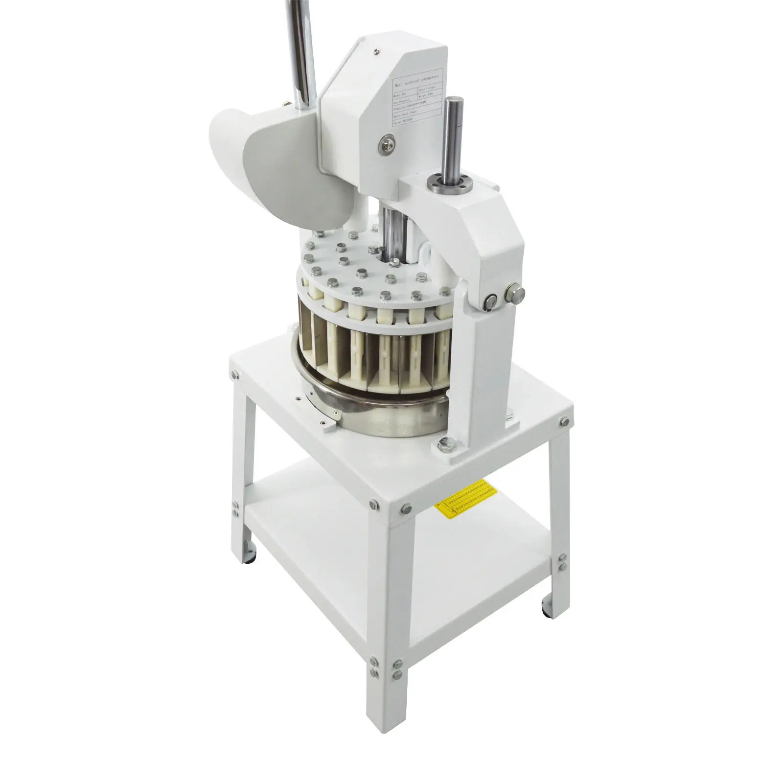 Yokoma 30-Portion Manual Hydraulic Dough Divider - Commercial Grade for Bakeries & Home Baking