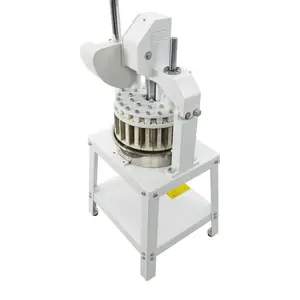 Yokoma 30-Portion Manual Hydraulic Dough Divider - Commercial Grade for Bakeries & Home Baking