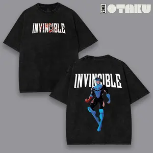 Invincible Mark Grayson Superhero Graphic Vintage Acid Wash Streetwear Tee, Retro 90s Bootleg Inspired Unisex T-Shirt, Heavyweight Hoodie Sweatshirt Tanktop
