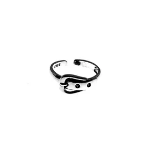 Silver Buckle Ring