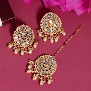 Mandy Ivory White Tikka Set