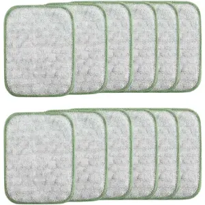 10Pcs Dishcloth, Double-Sided Reusable Kitchen Cleaning Scrub Cloths for Pots, Pans & Dishes