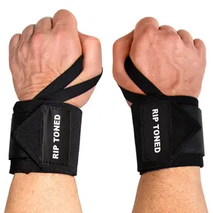 Rip Toned 18” Wrist Wraps for Weightlifting - USPA Endorsed for Men & Women