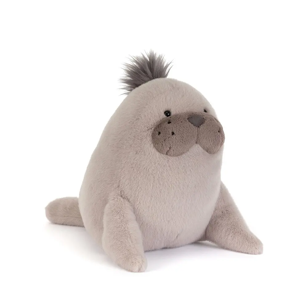 Jellycat Roarwell Sea Lion Plush Toy, Soft Stuffed Animal, Cute and Cuddly Gift for Kids, Babies, Collectors, Home Decor, Fun Plush Toy, Keychain