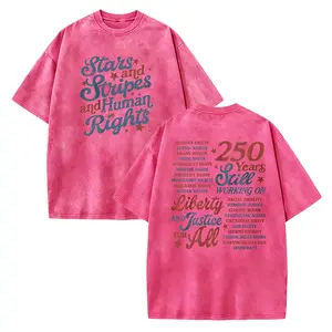 Stars and Stripes and Human Rights Shirt, 250 Years America Still Working On Social Justice Tee, Liberal 4th of July Gift