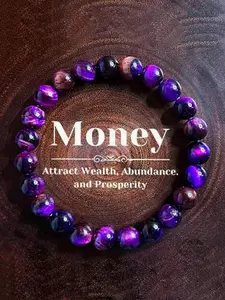 Nine Fire Bracelet, Good Luck Guardian, Natural Galaxy Tiger Eye Stone Bracelet, 8mm, Wealth and Good Fortune, Healing Effects, Gift, Natural Crystal Bracelet