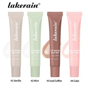 Lip Butter Balm, 4pcs Moisturizing Lip Balm, Hydrating Lip Care Product for Women & Girls, Plumping Lipstick, Lip Moisturizer, Lip Plumper Set