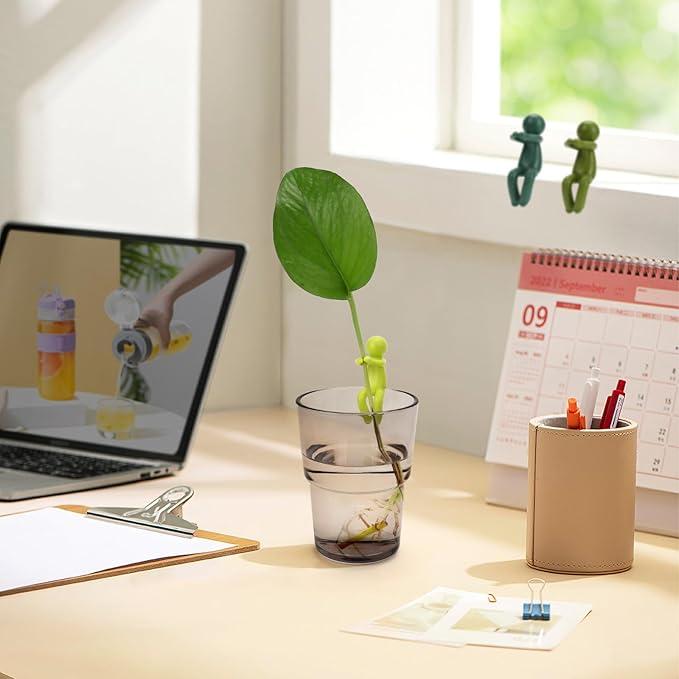 Product Introduction of 【FaddishDeal】3/6PCS Friends of plant reproduction;Leaf supports for sprouting and cutting, lovely decorations, gifts for indoor garden plant lovers, etc Springtok 23