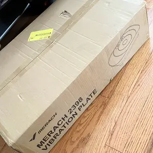 Product Review of Merach Vibration Plate Exercise Machine with Lymphatic Drainage Feature Compact Design for Full Body Workout Max User Weight 400LBS Home Gym Equipment from A**3