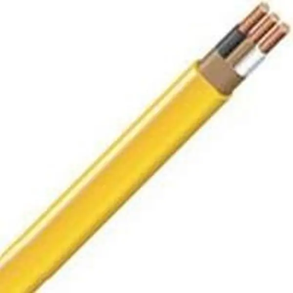 12/2NM-WGX Building Wire, 100Ft Length, 2 Conductors, THHN, Copper with Ground, Inner Conductors, Shrink Wrap for Home Improvement Electrical Supplies