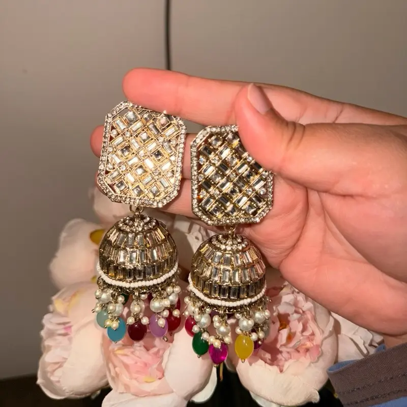Indian multicolor earrings