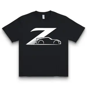 New T Shirt New Men Short Sleeve Cotton 370 Z Car T-shirts Man Clothing Streetwear