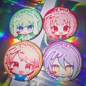 Wonderland X Showtime Button Pins, Colorful Meme Pin Buttons For Clothes, Bags, Backpack, Hats, Jeans, and More, Funny Bag Accessories!