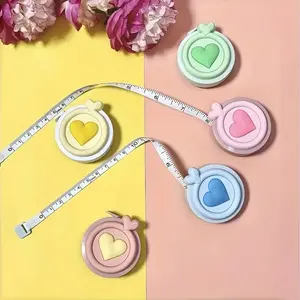 15 Kinds Cartoon Mini Measuring Tapes, Colorful and Easy to Carry, Portable Tape Measure, Suitable for Body Measurement, Perfect Gifts for Valentine's Day