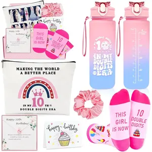 Awfrky Gifts for 10 Year Old Girl, 10 Year Old Girl Birthday Gifts, 10th Birthday Gift for Girls Ideas for Daughter, Sister, Niece, Granddaughter, Popular Double Digits Birthday Gift for Teen Girls