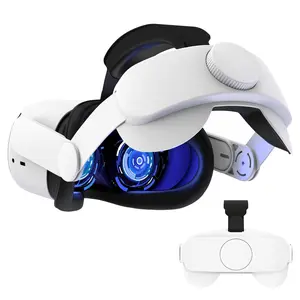 Compatible with Oculus Quest 2 and Meta Quest 2 accessories, the adjustable elite headband replacement enhances comfort support and VR gaming immersion (exclusive to the comfort headband)