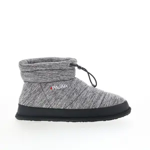 Pajar Classic Nylon Boot 57731 Womens Gray Canvas Ankle & Booties Boots