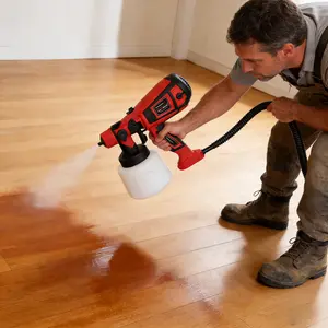 Portable Electric Paint Sprayer, High Power Home Painting Tool with 5 nozzles / 1400ml spray bottle