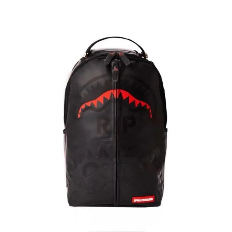 SG Novelty Shark-Themed Sports Backpack – Transparent, Large-Capacity Student Backpack