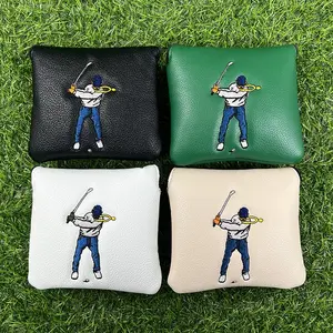 Golf Swing Push Rod Protective Cover, Durable Waterproof PU Fabric, Available in Five Colors, Best Protection for Your Golf Club Golf Bag Accessories