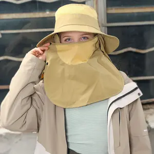 Summer masked sunscreen visor UV protection outdoor breathable quick-drying mountaineering cap shiesty mask