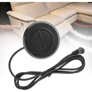 Power Recliner Chair Switching Replacement with 2 Button 5 Pin Plug for Electric Sofa Lift Chair Round Hand Control Handset Lift Chair Remote Replacement