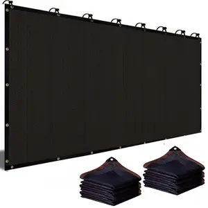 10x13FT UV-Resistant Plain Mesh Sunshade Canopy, Heavy-Duty Sun Block Net with Reinforced Grommets, Easy-Set-Up Outdoor Garden Patio Cooling Cover, Home Supplies Essential