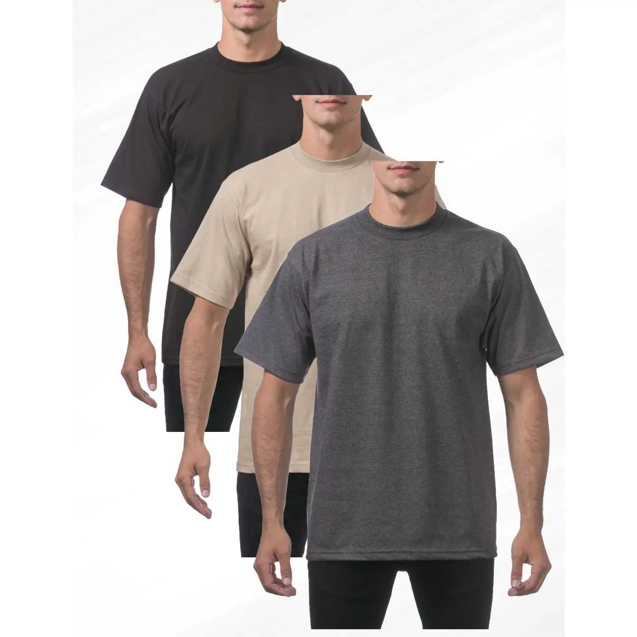 Black Khaki and Charcoal Gray