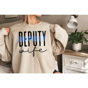 Deputy Wife Shirt | Deputy Wife | Police Wife | Deputy Wife Gift | Deputy Girlfriend | Proud Police | Thin Blue Line | Back the Blue