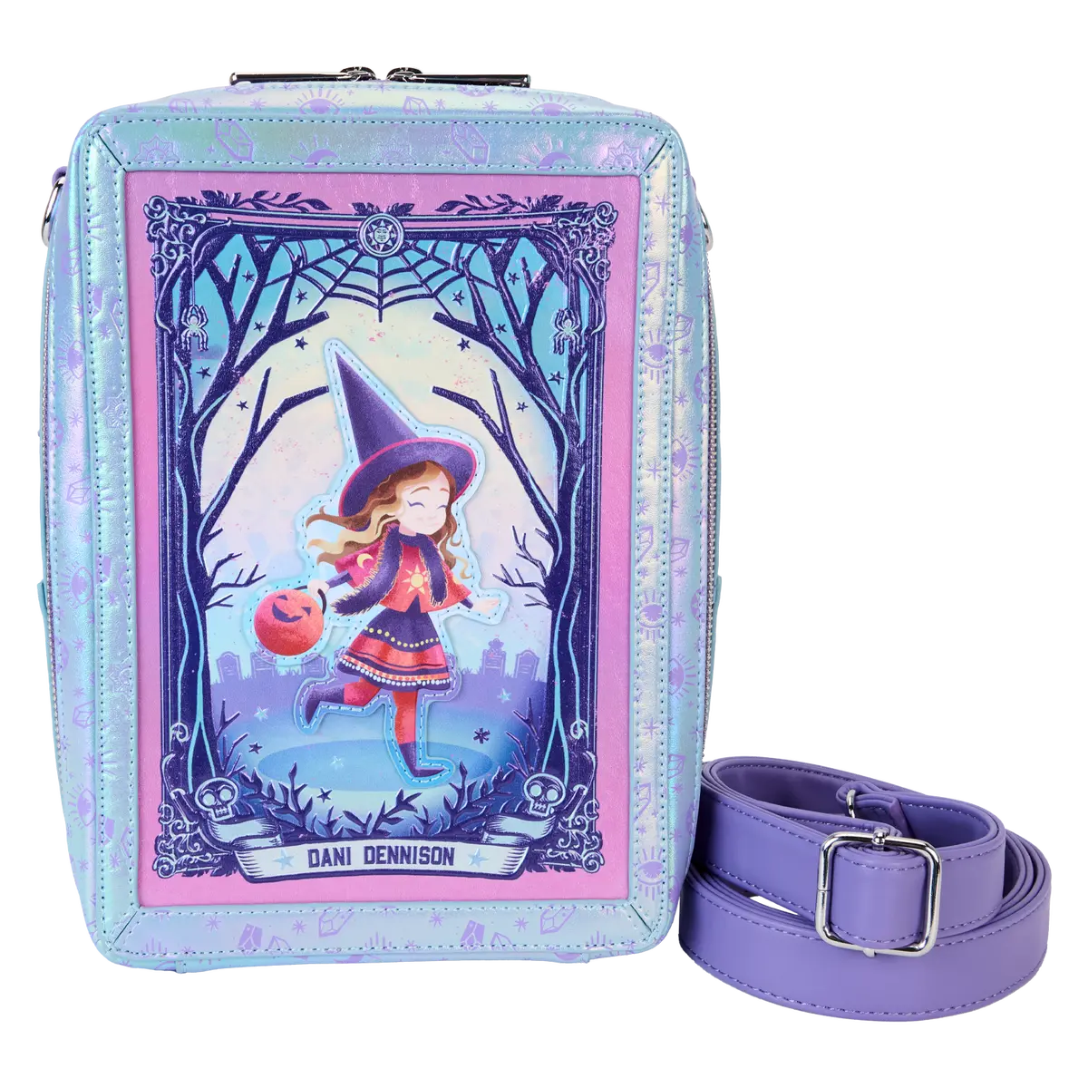 Hocus Pocus Tarot Card Iridescent Crossbody Bag