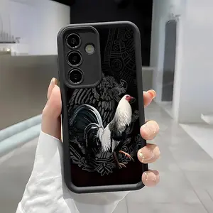 Majestic rooster Soft&Flexible TPU Silicone Phone Case For Galaxy S26 Ultra S25 Edge S24 FE S23 S22 S21 Plus A13 A14 A15 A16 A17 A33 A34 A35 A36 A52 A53 A54 NOTE20 Durable|Shockproof|Full Camera Protection|Anti-Fingerprint summerwins