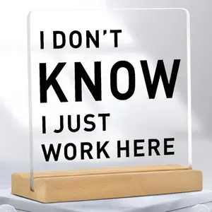 Acrylic Letter Decor, Creative Letter Pattern Decorative Plaque, Office Desk Decor, Home Decor Supplies for Living Room Bedroom Office