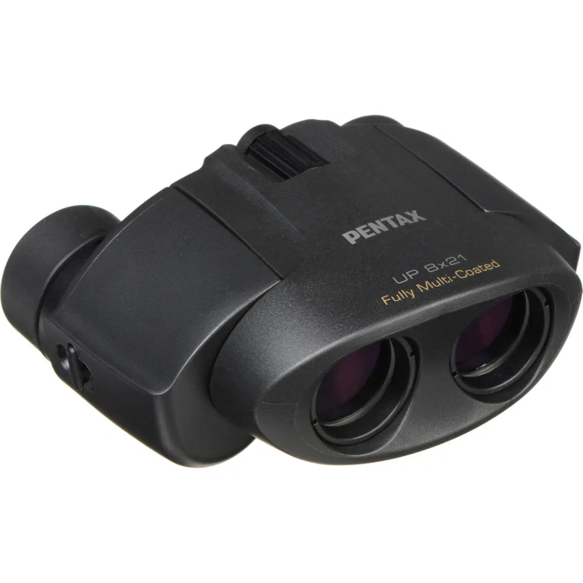 Pentax 8x21 UP Series Weather Resistant Porro Prism Binocular with 6.2 Degree Angle of View, Black, Handheld, Outdoor, Compact