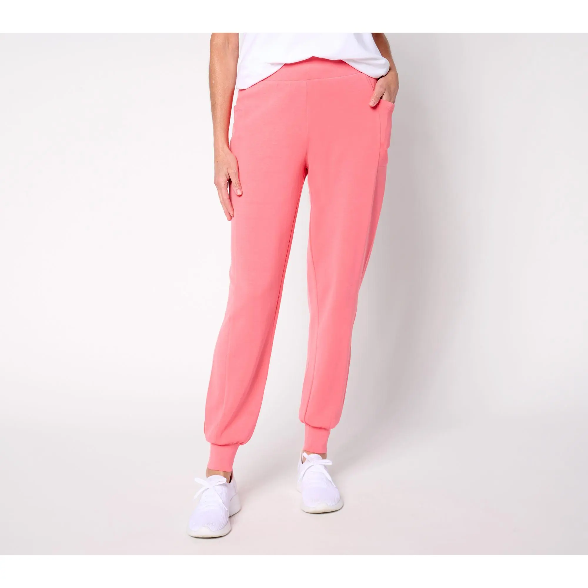 Belle by Kim Gravel Regular ScubaLuxe Phone Pocket Joggers