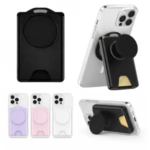 GripiWallet - Magnetic Kickstand Phone Wallet | Foldable & Adjustable Phone Stand & Card Holder - MagSafe Kick-Out Phone Wallet & Grip