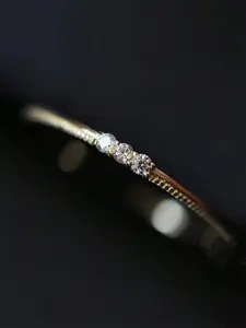 1 PC Simple Cubic Zirconia Ring For Women For Valentine's Day Gift Wedding Anniversary Party Jewelry