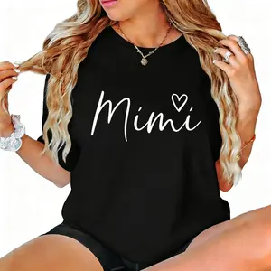 Mimi Heart T-Shirt Gift For Women & Grandma Made In USA For Women For Men [CoreVarsity.us 180G/230G 100% cotton short-sleeve/hoodie, soft and comfortable]