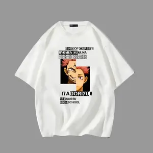 Jujutsu Kaisen Yuji Itadori & Ryomen Sukuna Graphic T-Shirt, Anime Streetwear Tee
