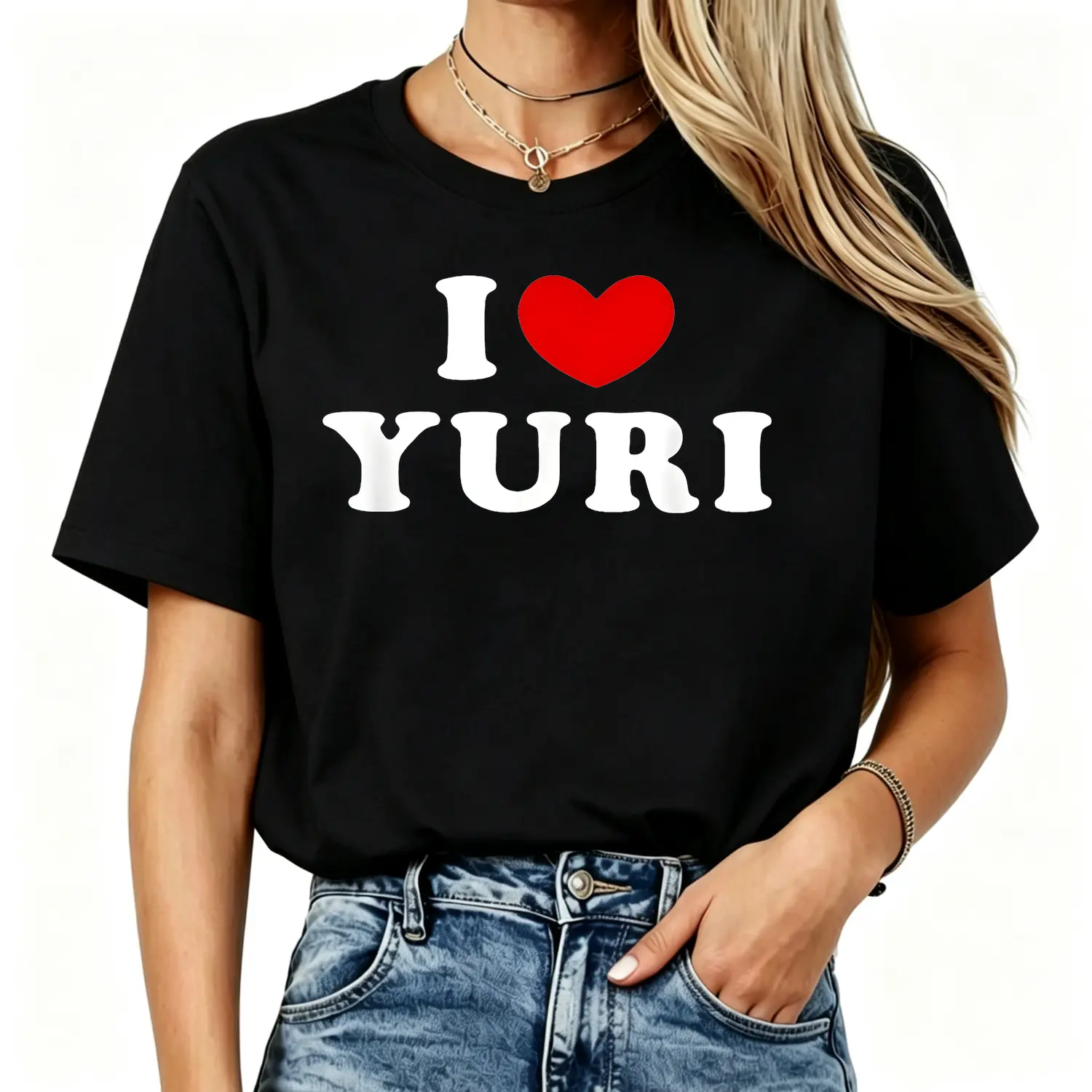Mens Cotton T Shirt Yuri Cartoon Graphic Holiday Shoppers Streetwear Fashion Breathable Round Neck Comfortable Casual Tee Top Vintage Inspired