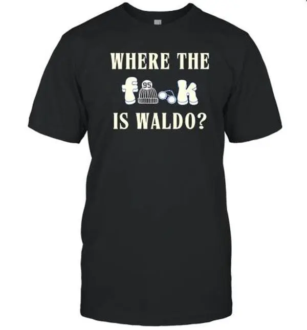 Where the F Is Waldo T-Shirt – Funny Censored Nostalgic Graphic Tee