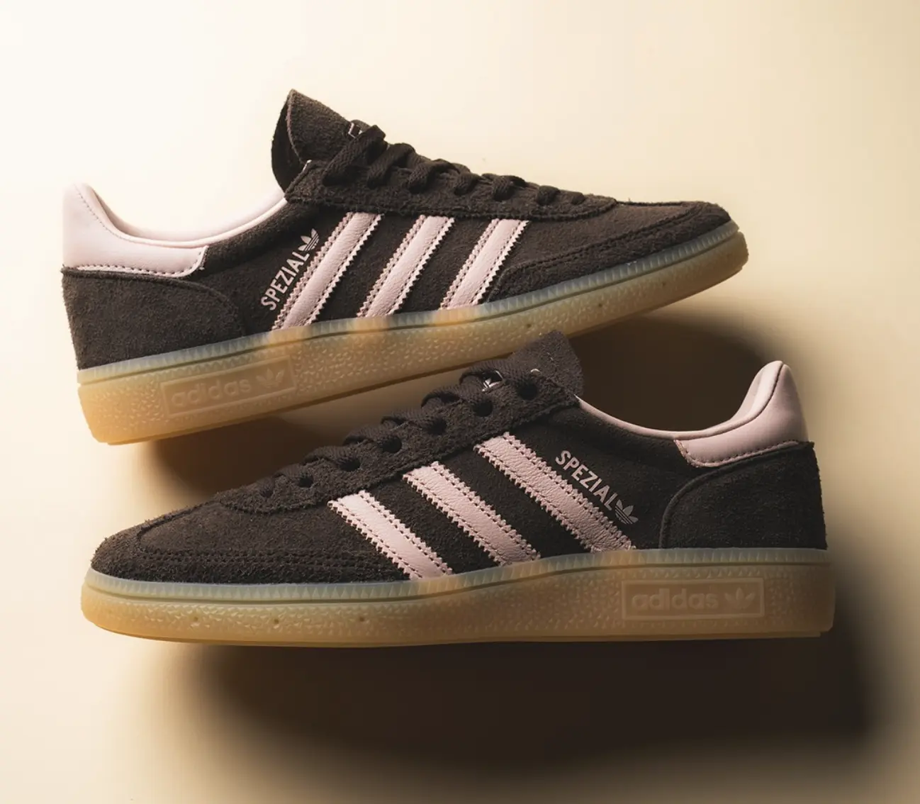 Adidas Handball Spezial Women's Aurora Coffee Sandy Pink Gum Sports Shoe