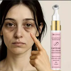 Caffeine Essence Eye Cream Roller, Brightening Radiant Firming Tightening Under-Eye Care, Daily Eyelid Moisturizer Hydrating Moisturizing for Men & Women, Essential Skincare Routine
