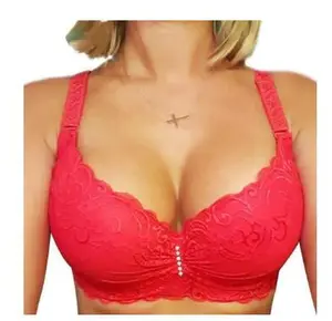 Women's Minimalist Lace Push-Up Wireless Bralette - Seamless, Thin Fabric, Stylish Everyday Underwear