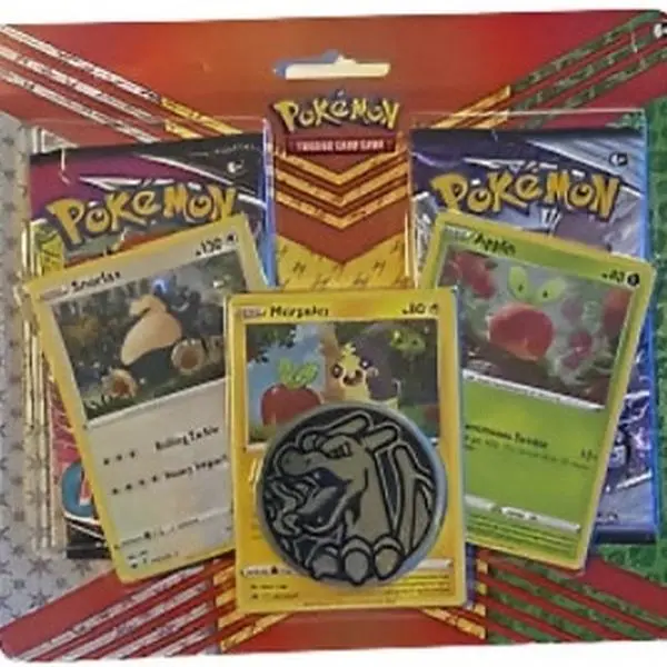Pokémon Chilling Reign & Fusion Strike Card Pack Featuring Snorlax Morpeko & Applin Collectible Trading Cards