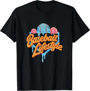 Baseball Ice Cream Drip Shirt Youth Respect The Drip T-Shirt Cotton Fabric